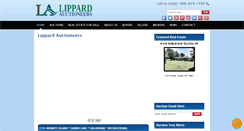 Desktop Screenshot of lippardauctions.com